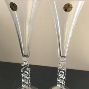 Crystal d’Arques Millennium champagne glasses